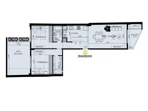 Departamento en Venta en Martin, Rosario