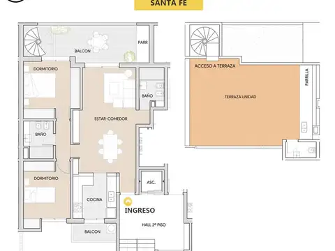 Departamento en Venta en Funes, Rosario