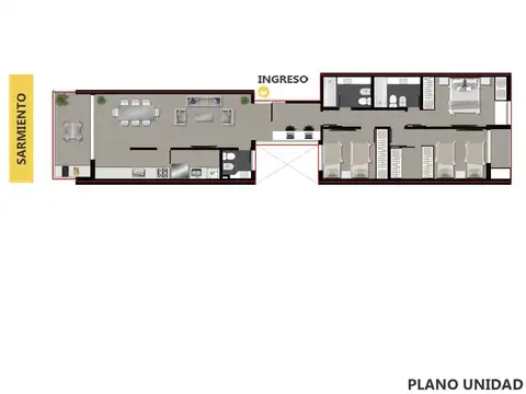 Departamento en Venta en Centro, Rosario