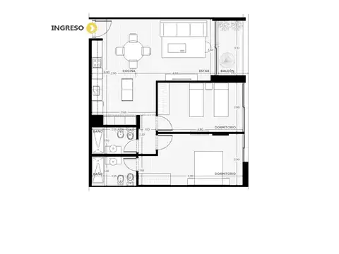 Departamento en Venta en Refinerias, Rosario