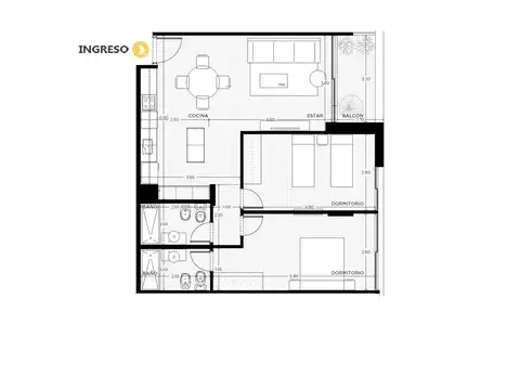 Departamento en Venta en Refinerias, Rosario