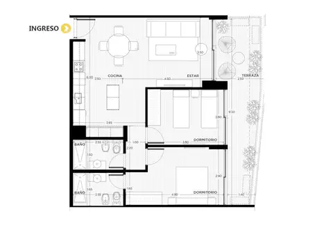 Departamento en Venta en Refinerias, Rosario
