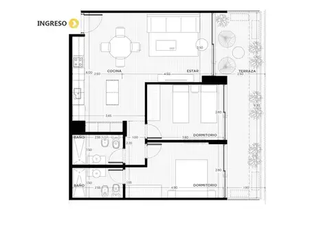Departamento en Venta en Refinerias, Rosario