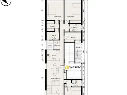 Departamento en Venta en Centro, Rosario