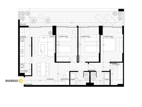 Departamento en Venta en Refinerias, Rosario