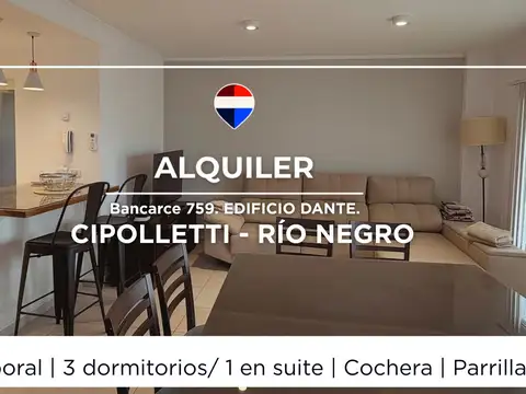 Dpto en alquiler diario cipolletti