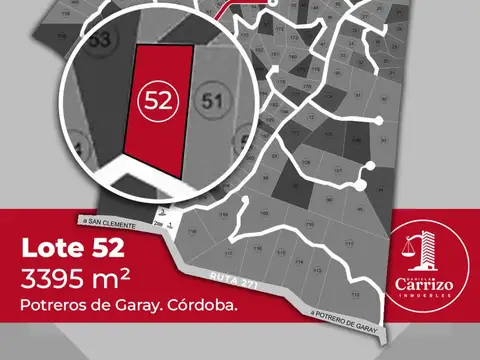 Terreno en venta en barrio villa del villa del condor, potrero de garay, cordoba