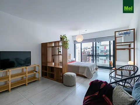 Monoambiente alq divisible, amoblado, ubicacion excelente
