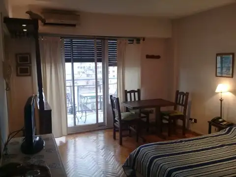 Departamento monoambiente, en alquiler temporario, balvanera/congreso