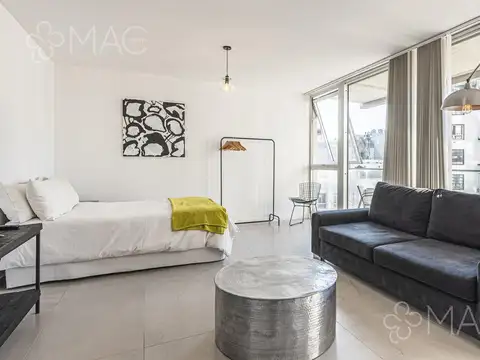 Monoambiente en alquiler temporario en villa devoto )