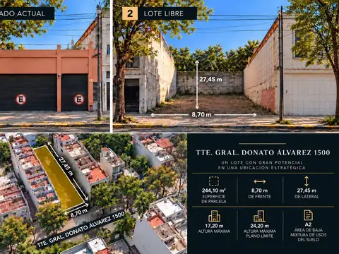 Lote en venta | ideal desarrollo |