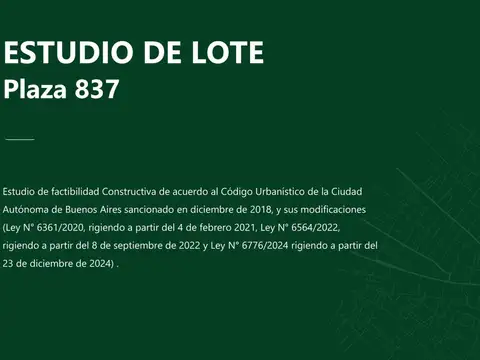 Terreno usam a una cuadra del subte