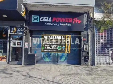 Alquiler local liniers apto todo rubro, a metros de estación