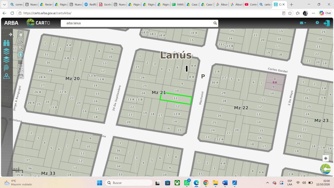LOTE A 1 CUADRA DE 25 DE MAYO, LANUSITA!!!