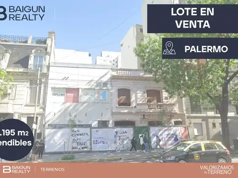 Terreno en Venta en Palermo, Capital Federal