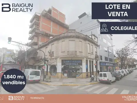 Terreno en Venta en Colegiales, Capital Federal