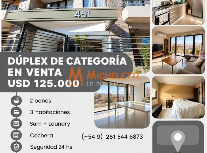 Departamento · 95m² · 4 Ambientes · 1 Cochera