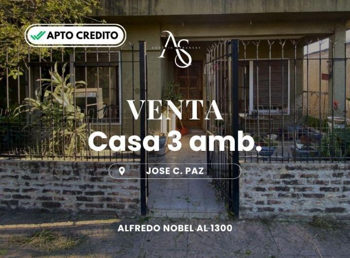 Casa · 62m² · 3 Ambientes · 3 Cocheras