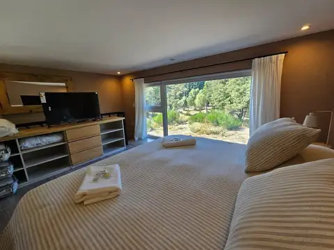 Venta departamento 2 ambientes uf6, parque privado amoblado, villa la angostura