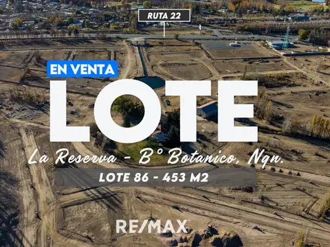 Lote residencial - la reserva b° botanico