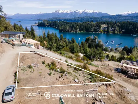 Venta - lote/terreno de 833m2 con impresionante vista al lago uf 03 - bahia manzano.