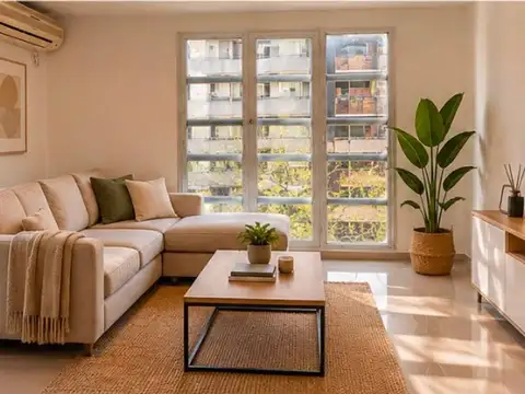 Departamento un dormitorio con balcon en nueva cba