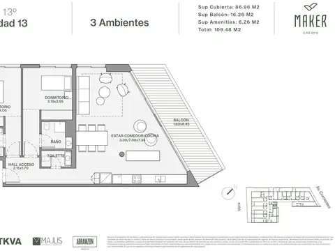 Departamento en Venta en Villa Crespo, Capital Federal