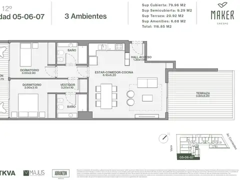Departamento en Venta en Villa Crespo, Capital Federal
