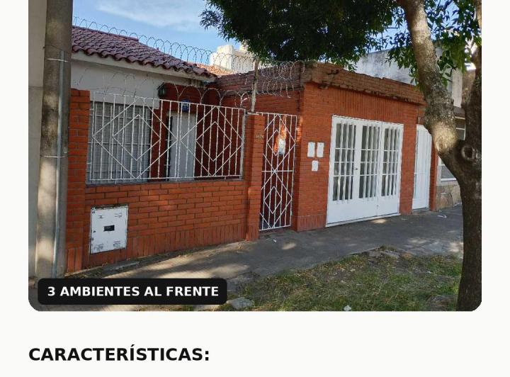 Casa · 112m² · 3 Ambientes · 1 Cochera