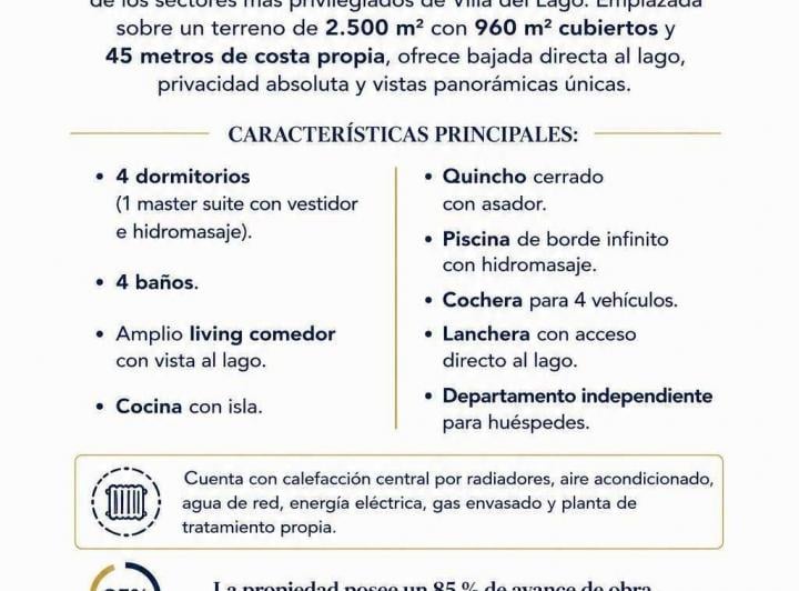 Casa · 950m² · 6 Dormitorios · 4 Cocheras