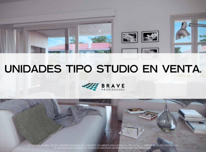 Departamento · 42m² · 1 Ambiente · 1 Cochera