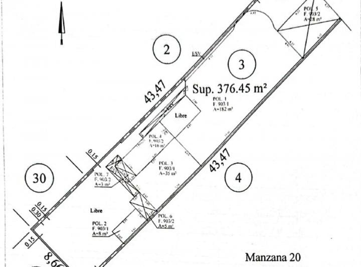 Terreno · 225m²