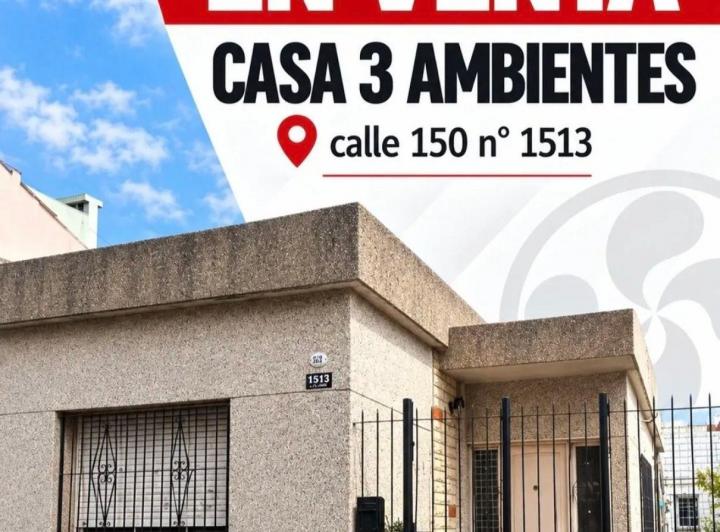Casa · 70m² · 3 Ambientes · 1 Cochera