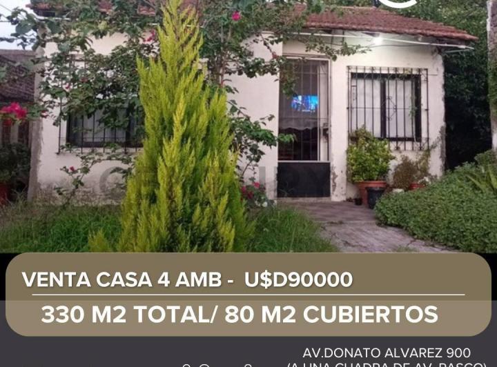 Casa · 80m² · 4 Ambientes · 1 Cochera