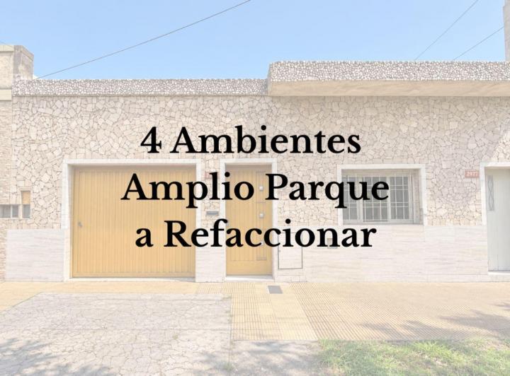 Casa · 167m² · 4 Ambientes · 1 Cochera