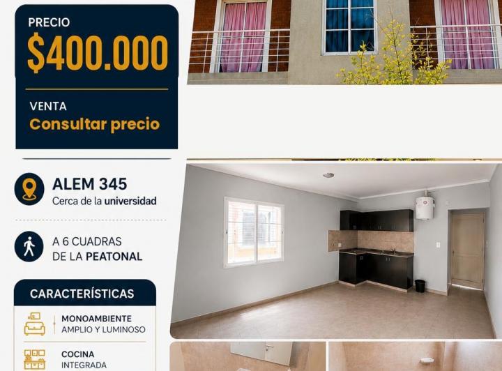 Departamento · 35m² · 1 Ambiente