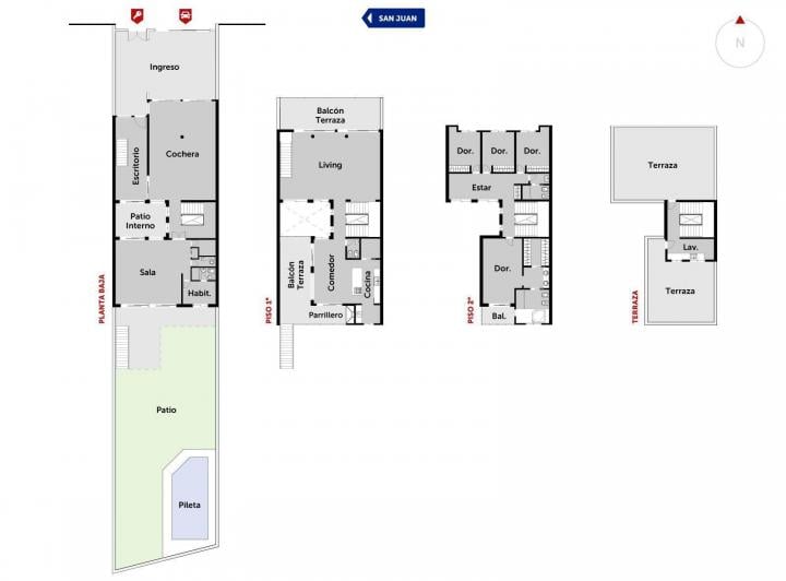 Casa · 500m² · 5 Ambientes · 2 Cocheras