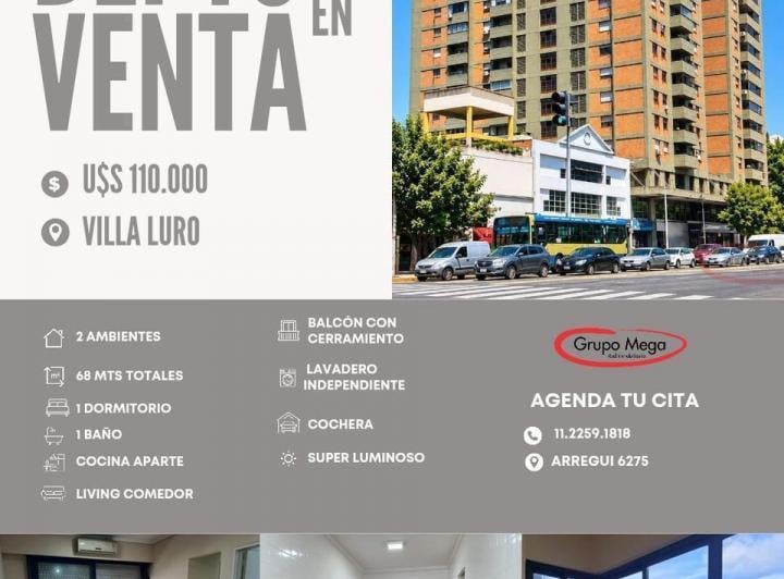 Departamento · 63m² · 2 Ambientes · 1 Cochera