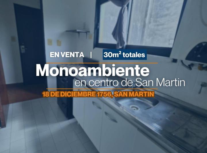 Departamento · 30m² · 1 Ambiente