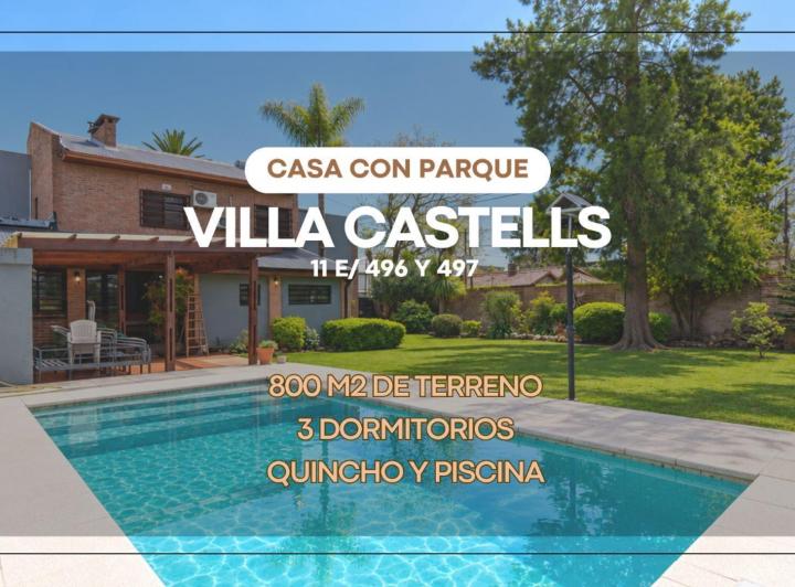 Casa · 340m² · 6 Ambientes · 5 Cocheras
