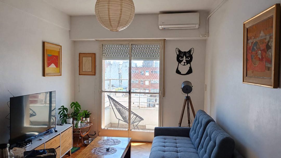 Alquiler San cristobal Amoblado 3 ambientes balcon