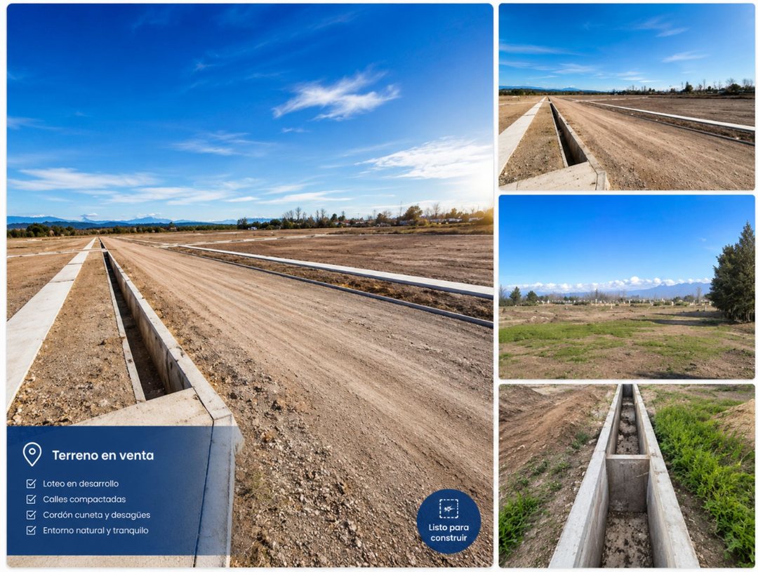 VENTA DE LOTE DE 300 M² – PLAN 29, LUNLUNTA, MAIPÚ