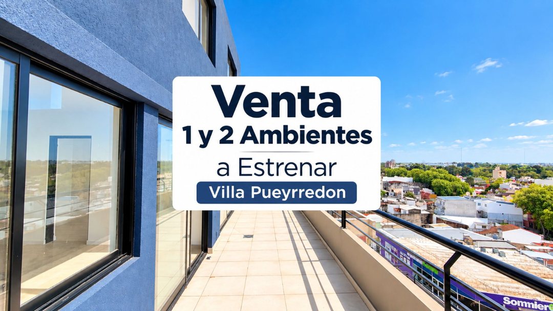 2 AMBIENTES A ESTRENAR VILLA PUEYRREDON CABA