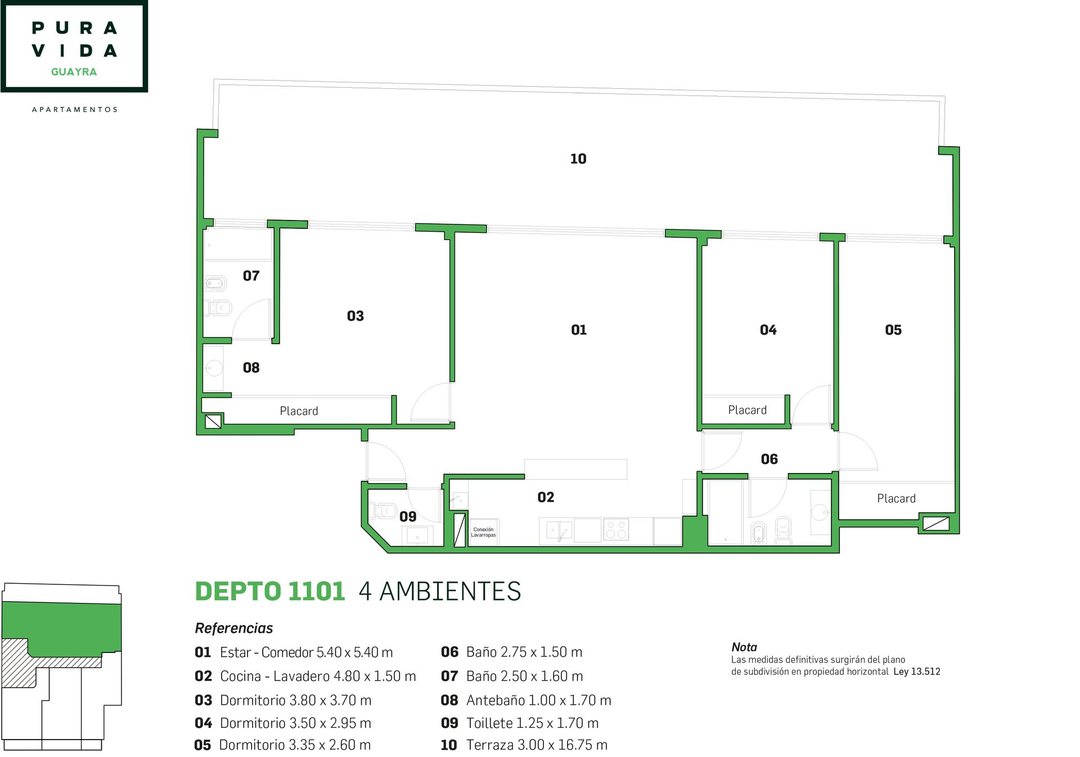 VENTA DEPTO 4 AMB CON BALCÓN TERRAZA