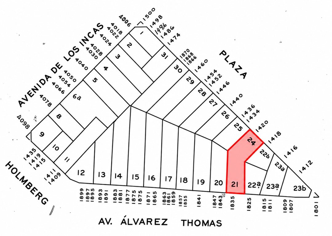 Venta en block 2 lotes Colegiales 300m2
