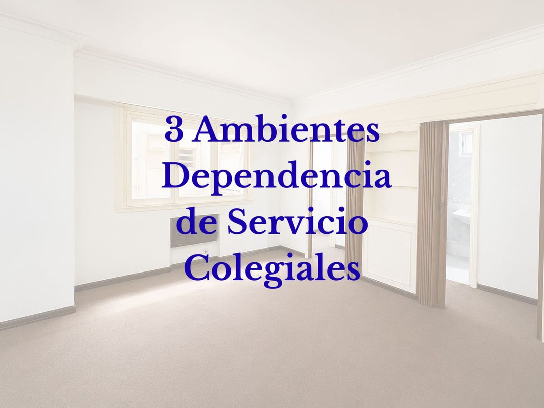 4 AMBIENTES 71 M2 INTERNO VENTA COLEGIALES