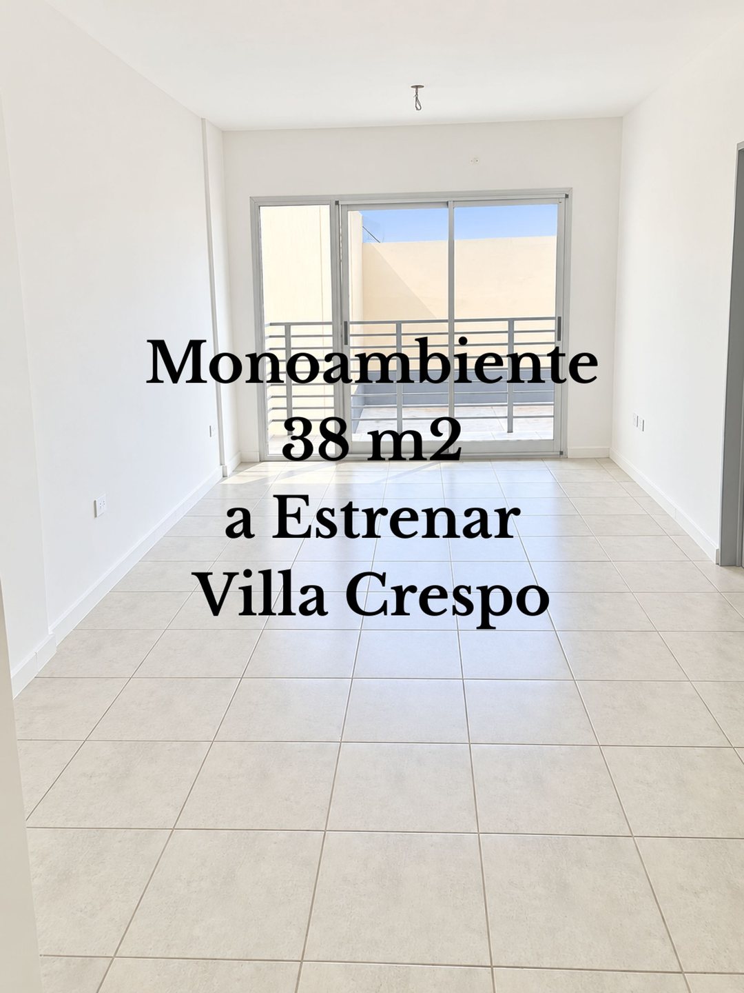 MONOAMBIENTE 38 M2 A ESTRENAR VILLA CRESPO CABA