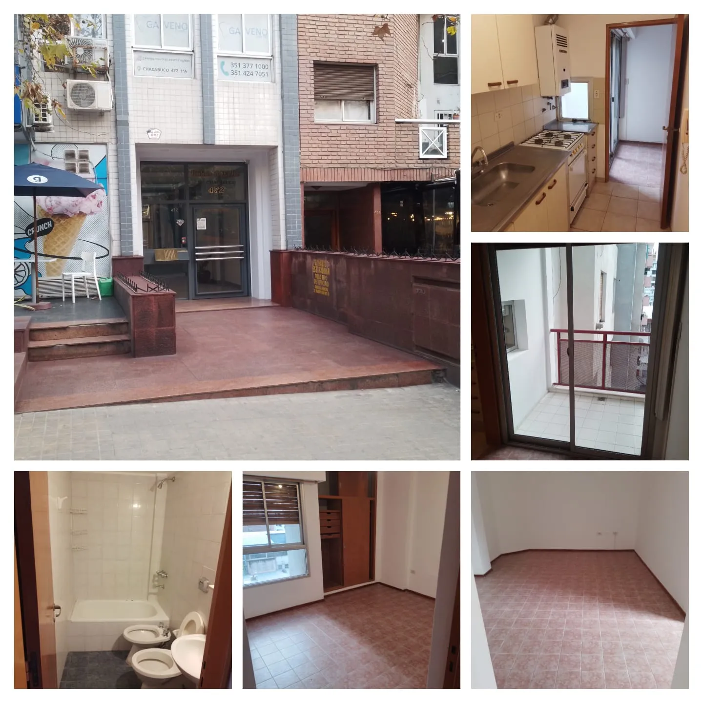 Alquilo departamento 1 dormitorio con balcon