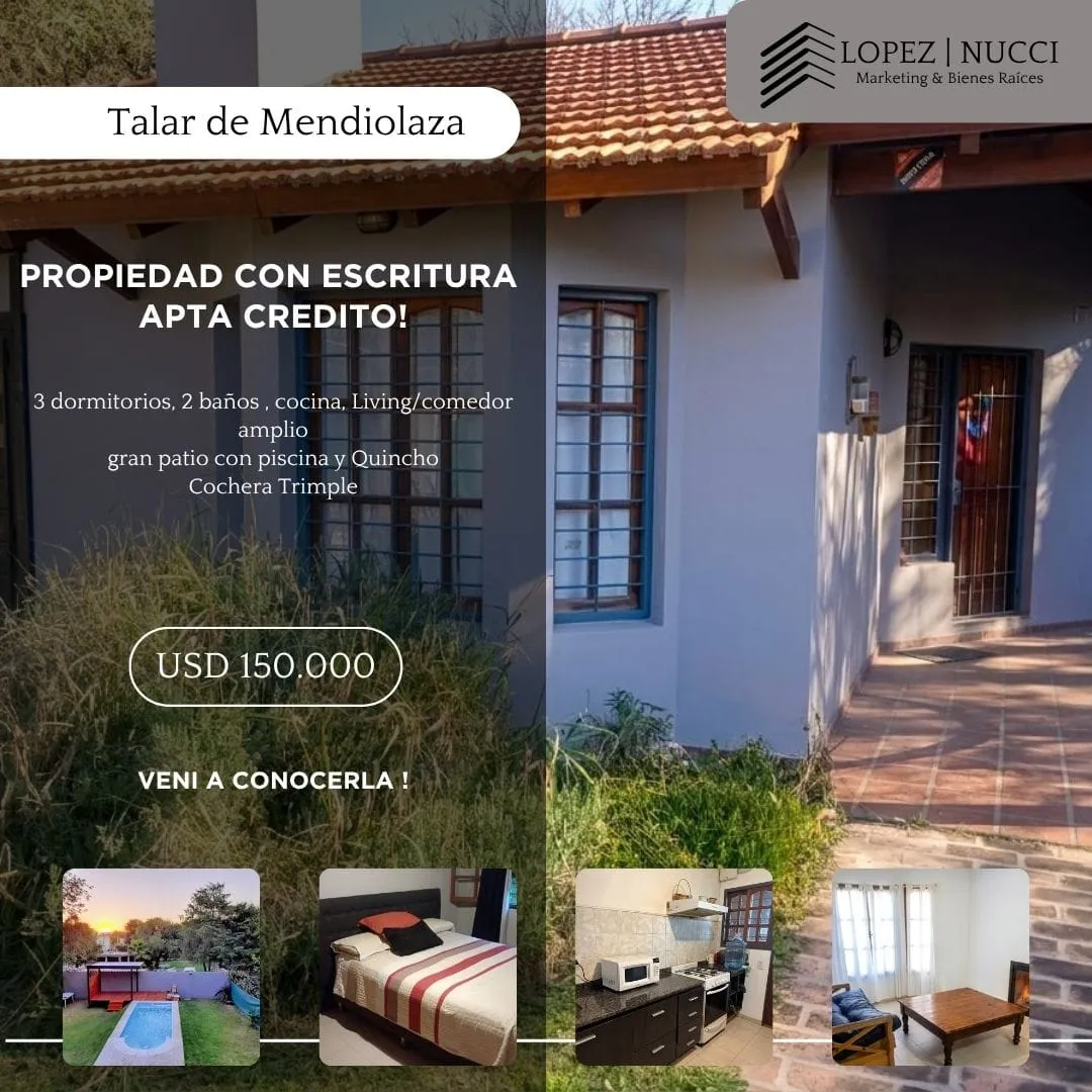 TALAR DE MENDIOLAZA APTA CREDITO 3 Dormitorios