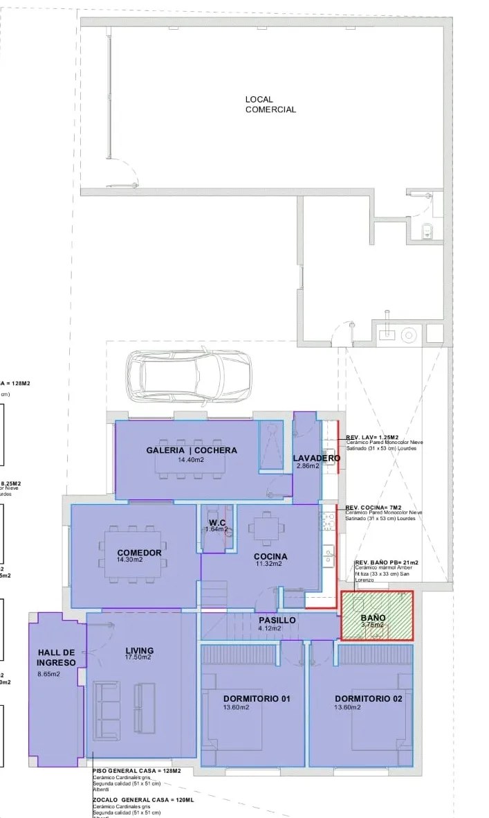 Casa esquina más local comercial en venta en Cerro de las Rosas